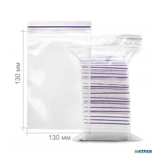 Пакеты-грипперы с замком zip-lock (зип-лок) 130 x 130, 1000 шт/уп Пакеты-грипперы с замком zip-lock (зип-лок) 130 x 130, 1000 шт/уп